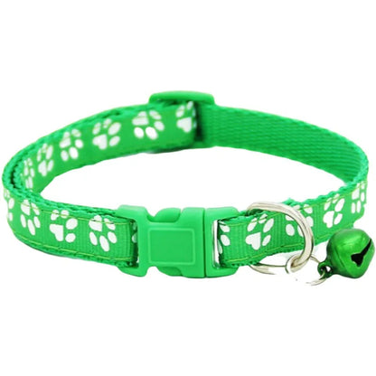 Collar para gatos con cascabel y hebilla ajustable